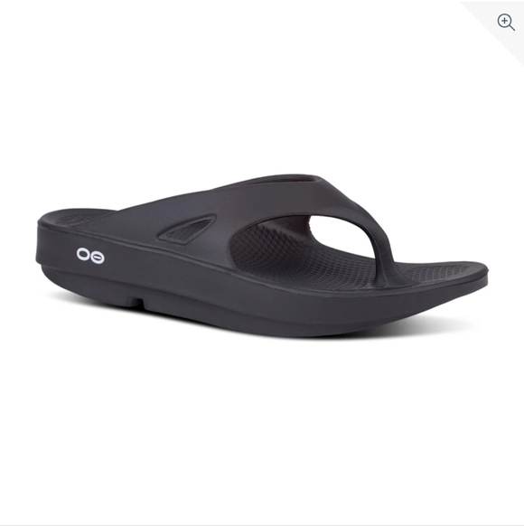 OOFOS Shoes - OOFOS Women's Dark Gray Black Comfort Sandals